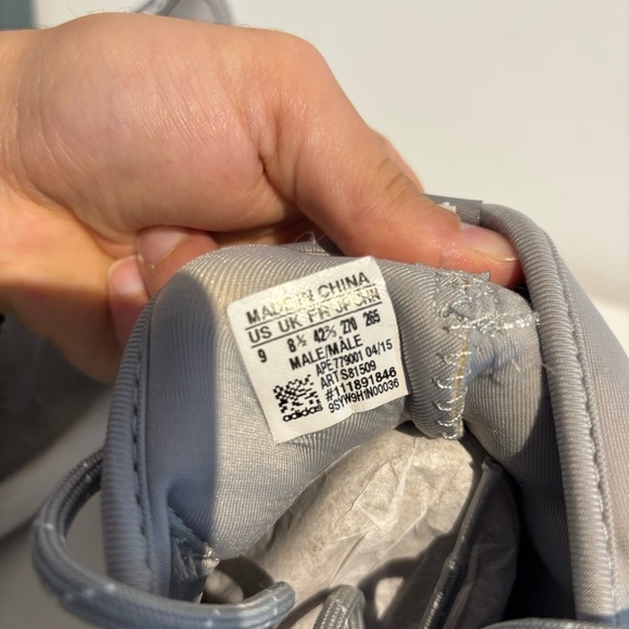 Grey Adidas Tubular Sneakers Size  9 - Picture 15 of 15